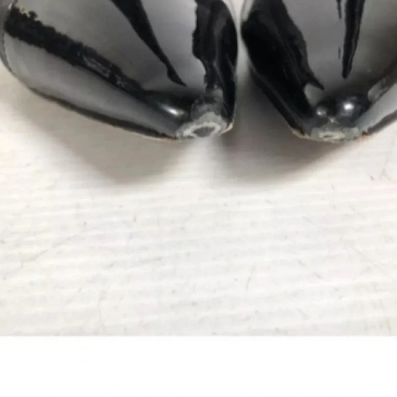 Jimmy Choo Womens Black Leather Italy Pointed Toe Zip Up Ankle Booties Size 40 - Picture 8 of 8